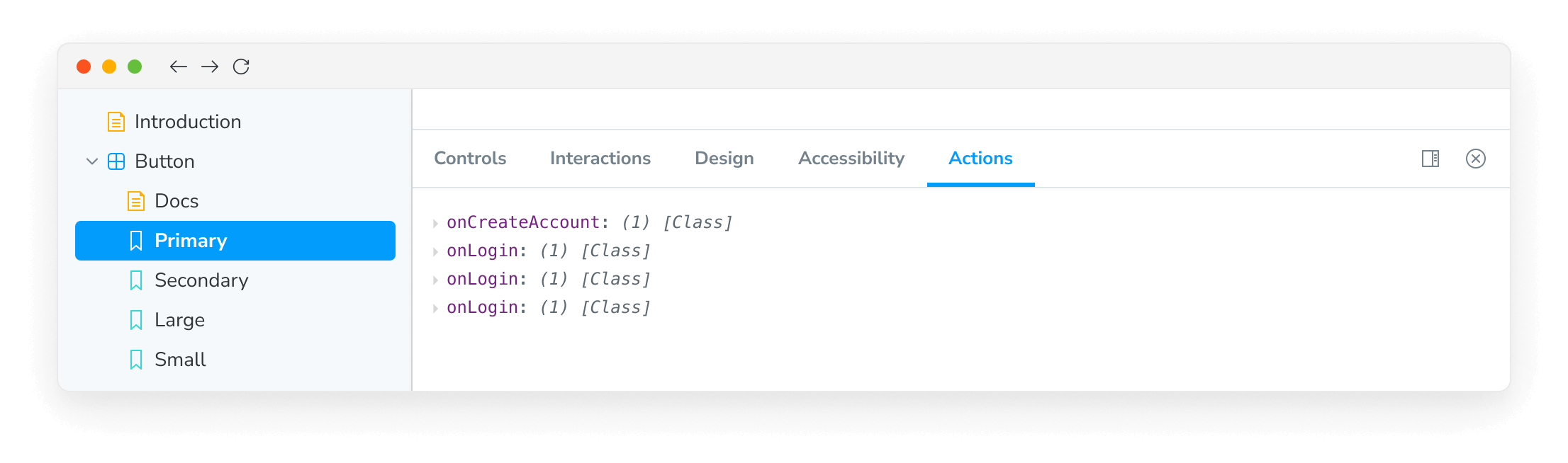 Actions usage